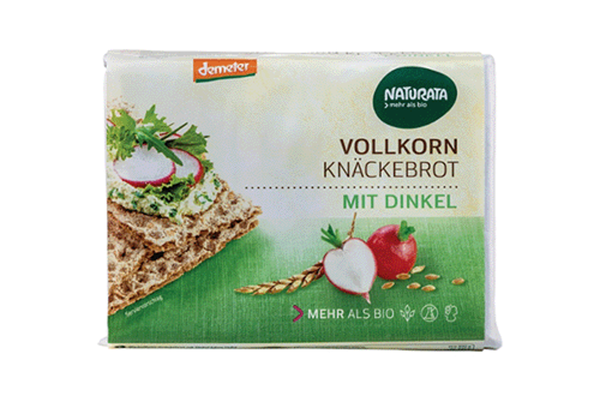 Vollkorn Knäckebrot mit Dinkel 250g
