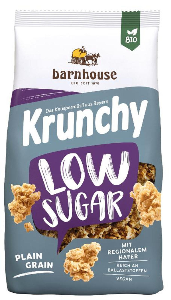 Krunchy Low Sugar Plain Grain 375g