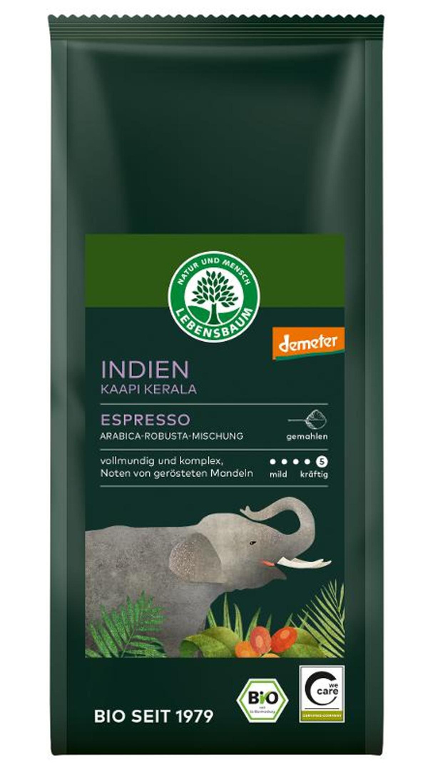 Indien Kaapi Kerala Espresso gemahlen 250g